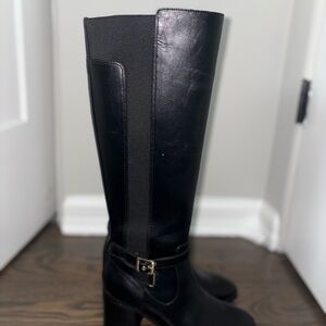 Kelly & Katie Black Heeled Boots